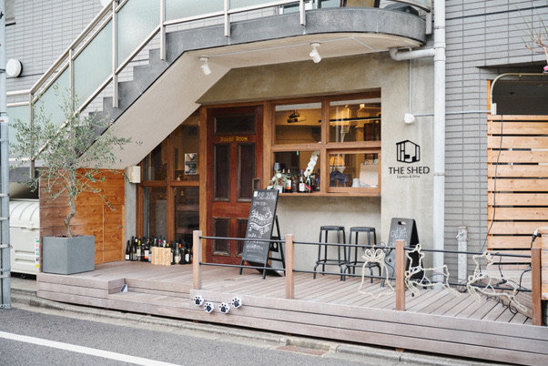 レストラン THE SHEDの外観